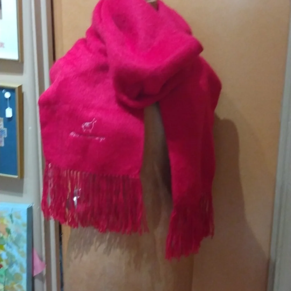 Warm alpaca Camargo wool scarf